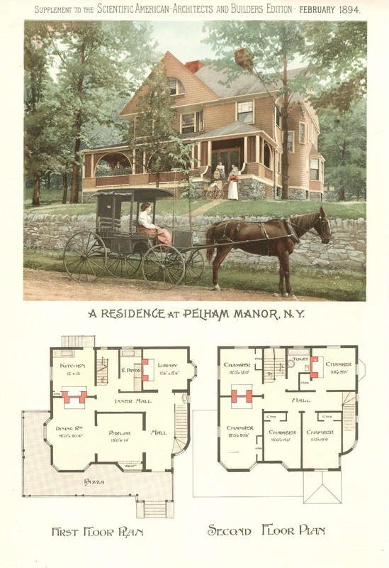 Pelham Manor, N. Y.- Scientific American Architects and Builders Edition - 1894 