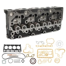 For Kubota V2203 Engine/Bobcat 753 763 773 Complete Cylinder Head & Full Gasket