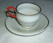 Antikes Kindergeschirr - Porzellan Tasse mit Untertasse um 1920 - aus Nachlass