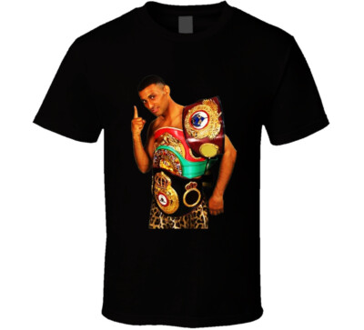 Prince Naseem Hamed 4 Belts Retro Boxer Fan T Shirt