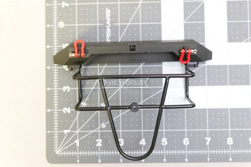 RC 1/10 Truck METAL REAR BUMPER w/ Tire Holder -BLACK- - Picture 9 of 12