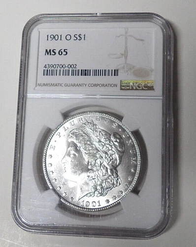 NGC MS65 1901-O Morgan Silver Dollar New Orleans Mint #4390700-002