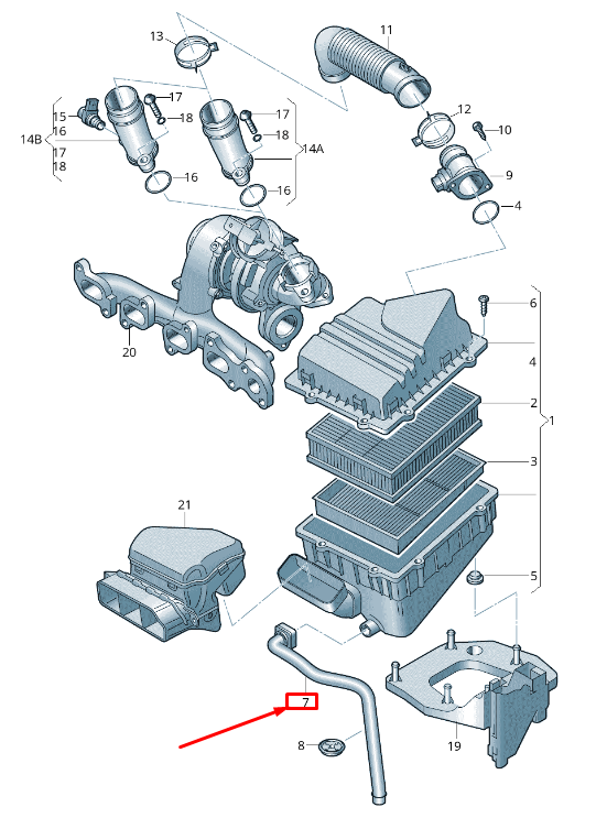 NOUVEAU SKODA RAPID NH DRAINAGE D'EAU TYAL 6C0129637A ORIGINAL