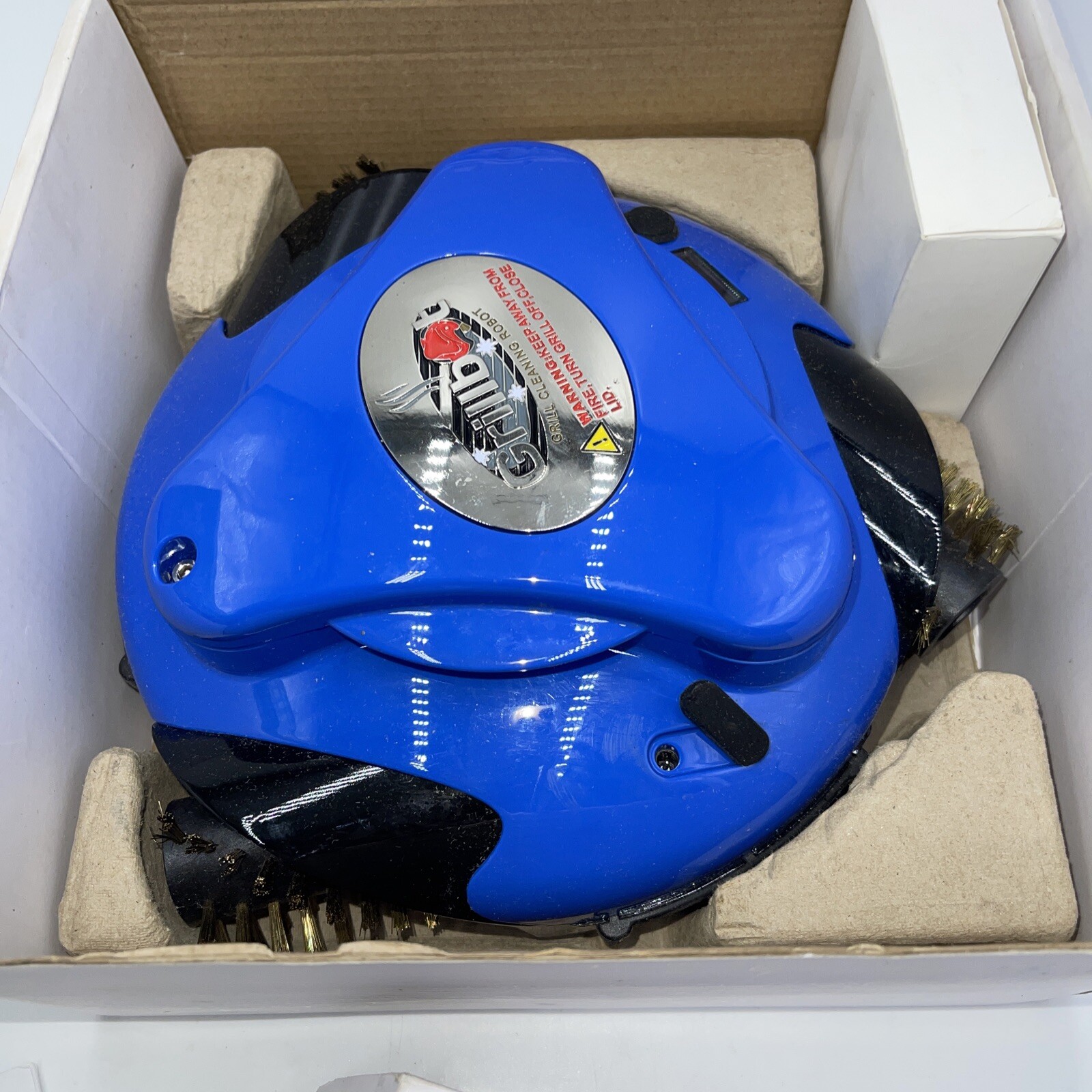 Grillbot Automatic Grill Cleaning Robot Red BBQ Grill Cleaner eBay