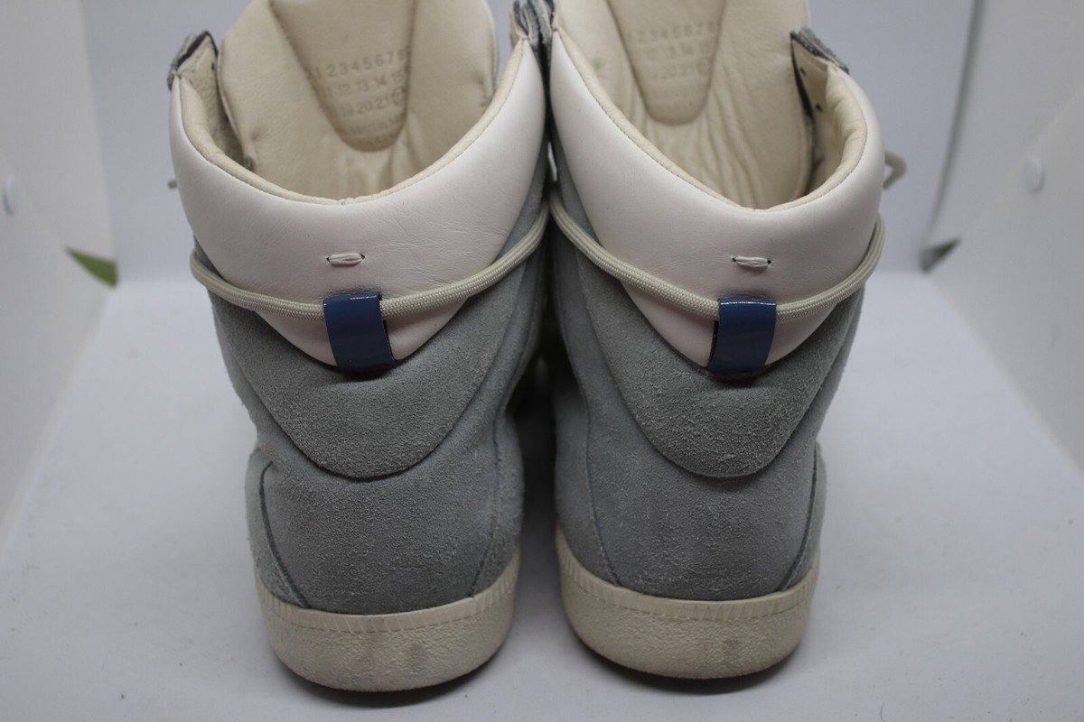 Maison Martin Margiela Line 22 Grey Suede Leather High Top