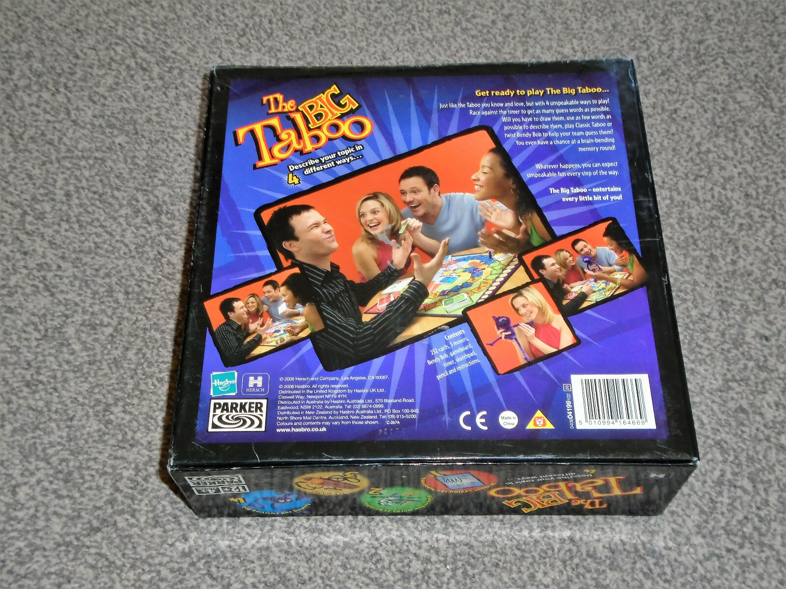 THE BIG TABOO GAME : Includes RARE BENDY BOB FIGURE - In VGC (FREE UK P&P)  | eBay