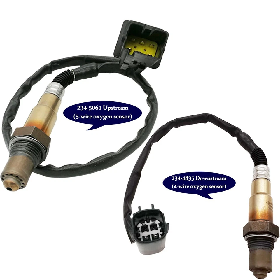 Sensores de oxígeno aguas arriba y aguas abajo 2 piezas para Nissan Sentra 1,8 L L L4 2003 2004 2005 2006 Foto 3 de 4