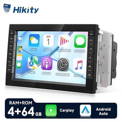 4G+64GB Android 15 Autoradio Carplay GPS Navi Für VW Polo 9N Golf 4 Passat B5 T5