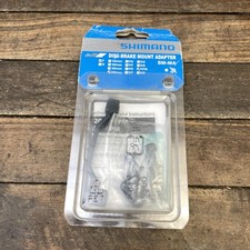 Shimano Disc Brake Mount Adapter Front 180mm Rotor Post Black MTB ESMMAF180PP2