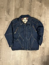 NWT Vintage Be in the Current Seen Women  s 24W Mens 2XL Denim Puffer Jacket