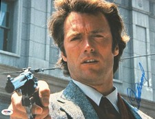 CLINT EASTWOOD SIGNED 11X14 PHOTO AUTHENTIC AUTOGRAPH PSA/DNA LOA DIRTY HARRY