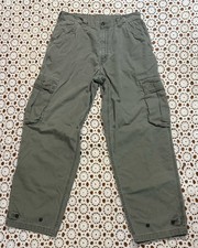 90's Y2k Levi's Dry Goods Cargo Wide Leg Baggy Skater Pants Green Men's 32x30