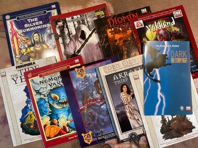 d20 RPG lot Swords of Evil THIEVES IN THE FOREST Akrasia Thief of Time more PB
