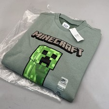 Gap Kids Minecraft Long Sleeve Shirt Size XXL 14-16 Sweatshirt Brand New