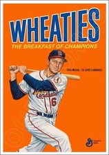 Stan Musial Wheaties Poster - St. Louis Cardi...
