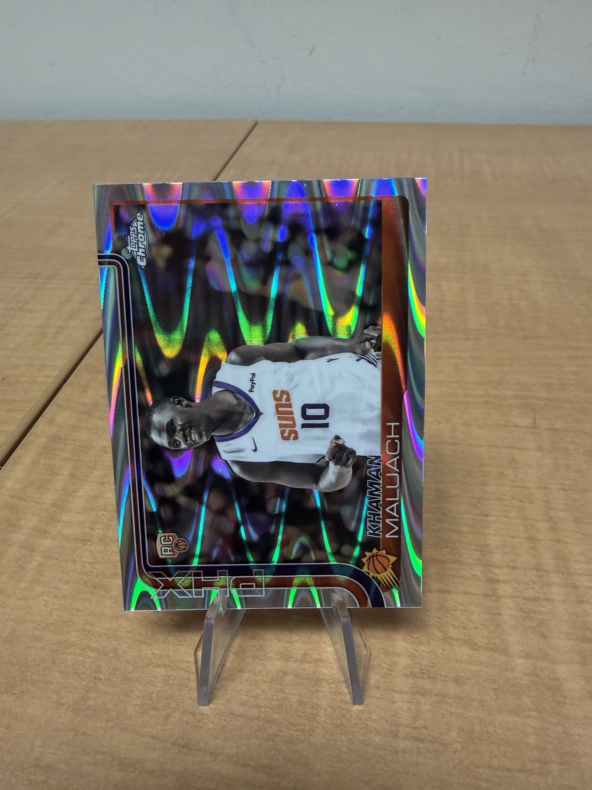 2025-26 Topps  Chrome Khaman Maluach Refractor #260