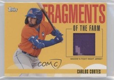 2020 Topps Pro Debut Fragments of the Farm Carlos Cortes #MFN 00lz