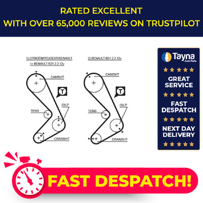 Timing Belt fits RENAULT MASTER Mk1 2.2 80 to 98 Gates 7700718726 7700729581 New