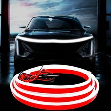 Car LED Hood Light Strip, 70 Inch 12V Flexible Waterproof 70 Inches, White
