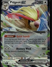 Pidgeot ex 164/197 Miscellaneous Cards & Products Double Rare Pokemon TCG NM