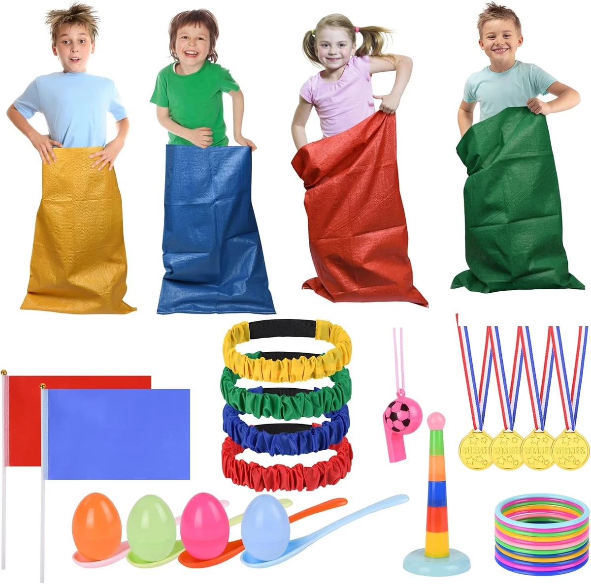 5 Extra Large Hessian Sacks For Adults – Perfect For Sack Race Games, Garden Parties, And Outdoor Fun 8 thumbnail image