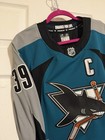 Fanatics Prem Logan Couture #39 San Jose Sharks NHL Hockey Jersey Men’s 44 Teal — photo 3