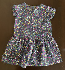 Tea Collection girls 6 multi color floral short sleeve dress ref #1369