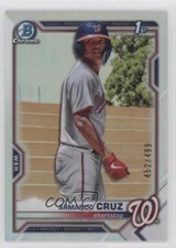 2021 Bowman Chrome Prospects Refractor 452/499 Armando Cruz #BCP-247 1k5