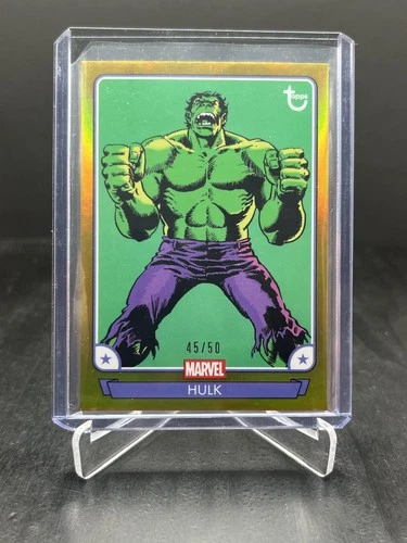 2026 Topps Brooklyn Collection Captain America 85th Annv. Hulk Gold 45/50 #15