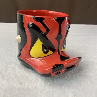 Original Darth Maul Donald Duck Mug Disney Parks Star Wars 2014 Great Condition!