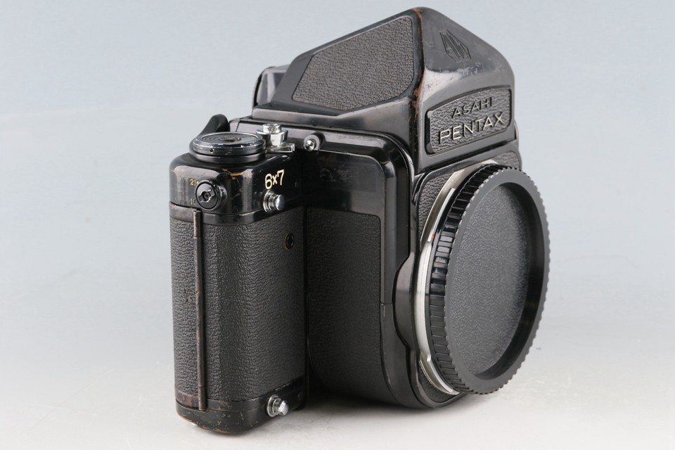 ASAHI PENTAX 6x7フィルムカメラ 120フィルム Asahi Pentax 6x7 Film Camera with Pentax Proback & Waist