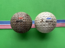 VINTAGE 1920s WALTER HAGEN SIGNATURE 1.62 DIMPLE & 1.68 MESH NON # GOLF BALL SET