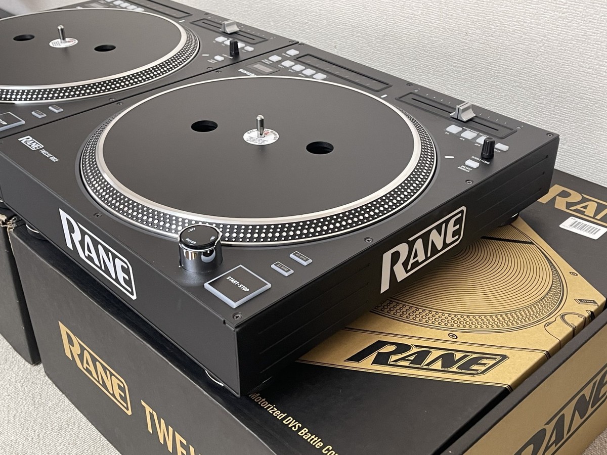 RANE TWELVE MKII DJ Turntables Pair with Control Vinyl and