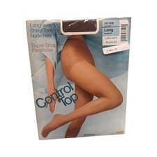 JCPenney Control Top Super Shaper Pantyhose Long Taupe 41