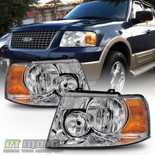 2003-2006 Ford Expedition Headlights Headlamp Replacement Leftright 03 04 05 06