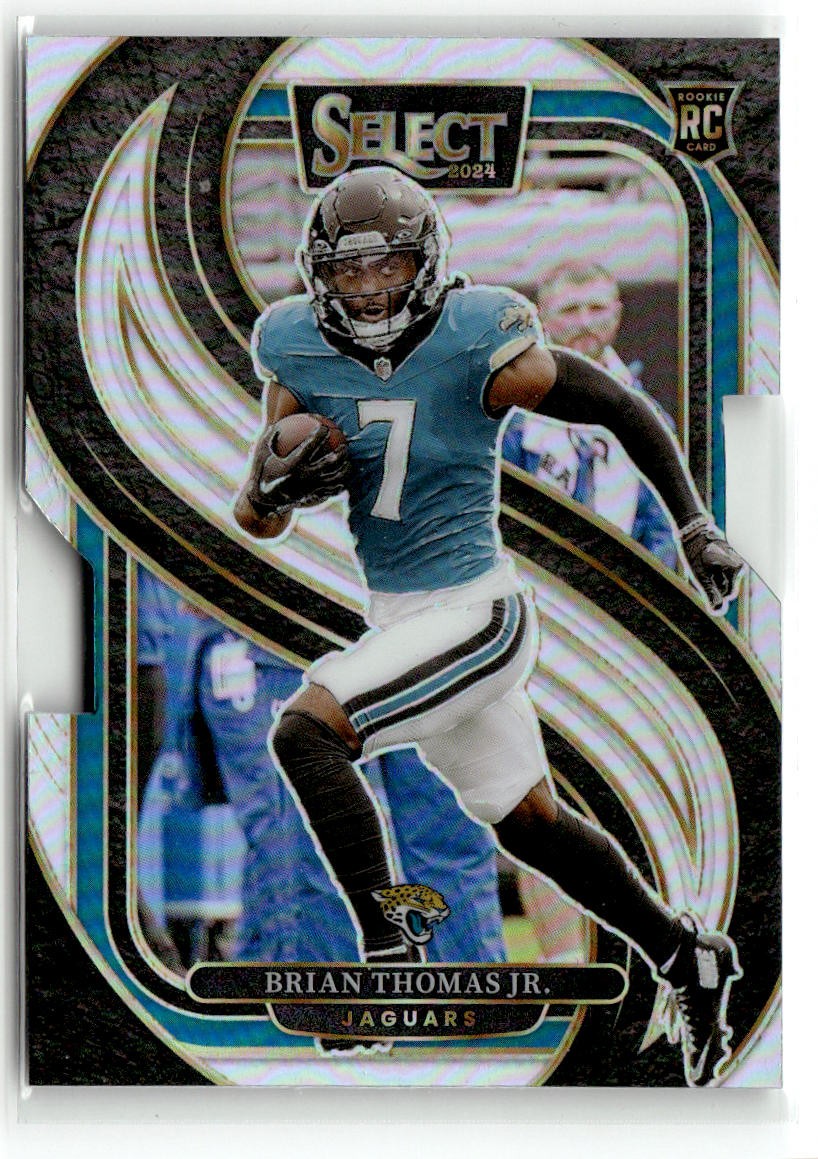 2024 Panini Select #143 Brian Thomas Jr. Silver Prizm Die Cut