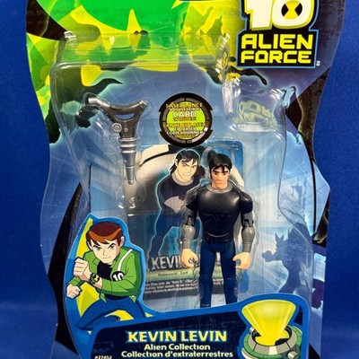 New - KEVIN LEVIN - 4'' Ben 10 Action Figure LASER LANCE Alien Force BANDAI 2009