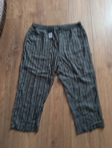 BNWT SIZE 14 MAINE BLACK DOT LINE SOFT CROP TROUSERS £22