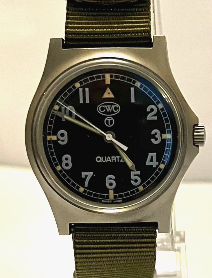 CWC British NAVY issued watch.G10.100% genuine. 1995 marines 0555 code ...