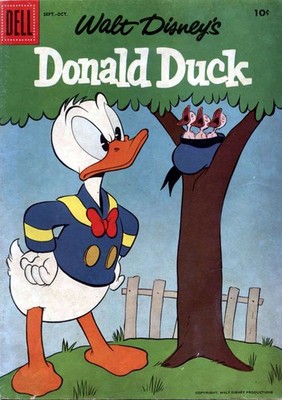 Donald Duck (Walt Disney's) #55 FAIR; Dell | low grade - September 1967 Bird Nes
