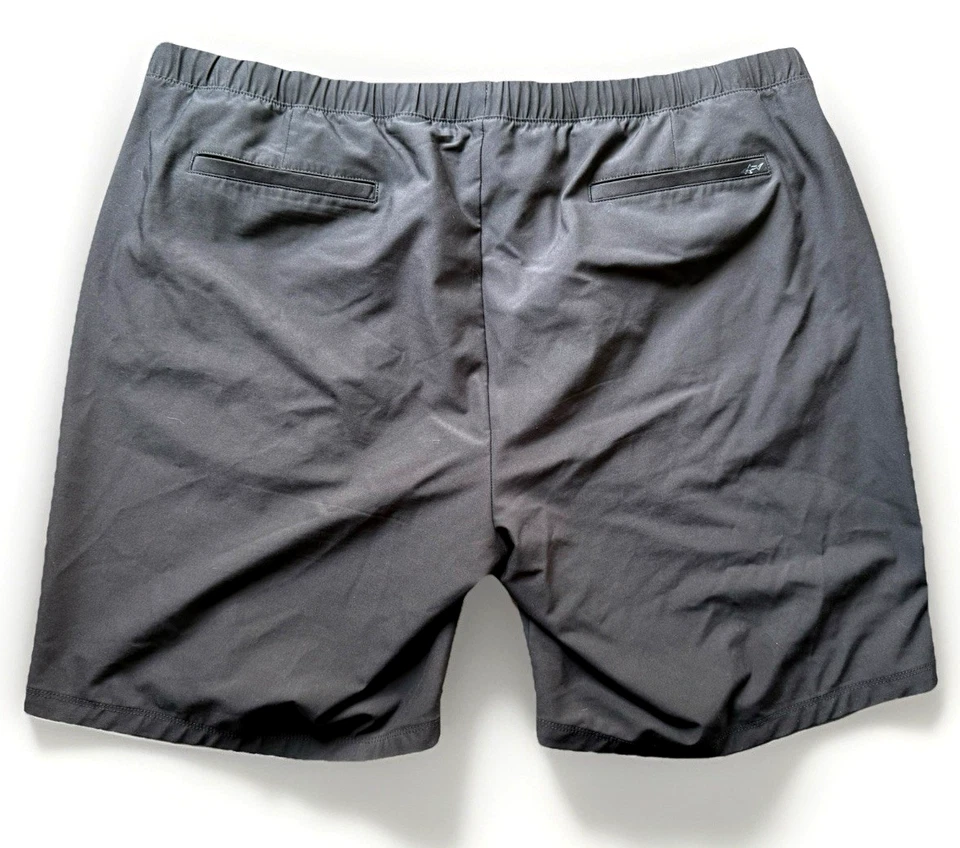 Pantalones Cortos Greg Norman Performance 2XL Negros Golf Por Diseño Bolsillos Elásticos 8.5" Foto 2 de 4