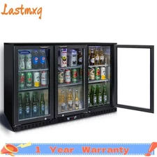 53" Beverage Refrigerator 11Cu.Ft 3 Glass Door Back Bar Cooler Commercial Fridge