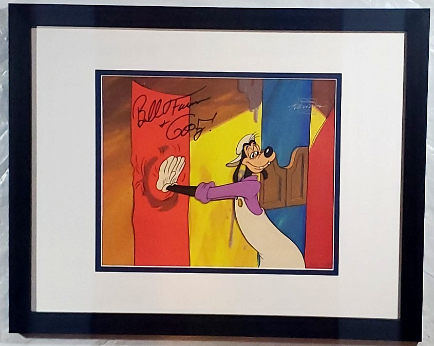 🟢 Goof Troop original production GOOFY cel Painting Hand Signed