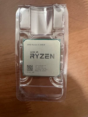Procesador CPU AMD Ryzen 5 2600X 6 núcleos 12 horas 3,6 GHz 95 W socket AM4 R5-2600X - Imagen 1 de 4