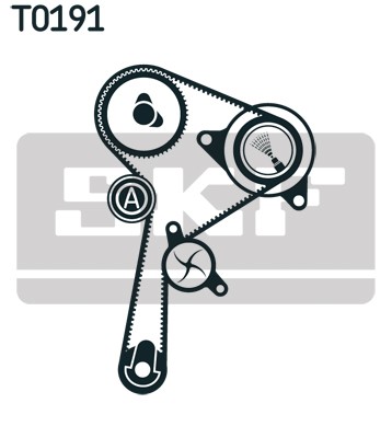 VKMC 06134-3 SKF Wasserpumpe + Zahnriemensatz für DACIA,NISSAN,RENAULT