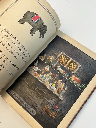 💥1934 Runaway Toys Antique Children’s Book Incredible Artwork 1 Day Ship!👍 - Picture 9 of 11