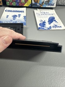 Sega Master System Game Bundle Lot 3 CIB Columns Time Soldiers Alien Syndrome