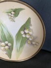 Antique O.&E.G. Royal China Lillies of the Valley Plate 6” Gold Trim Austria — photo 2
