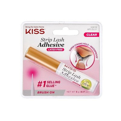 KISS Lash Adhesive, Lash Glue, 24hr Strip Eyelash Adhesive, Clear