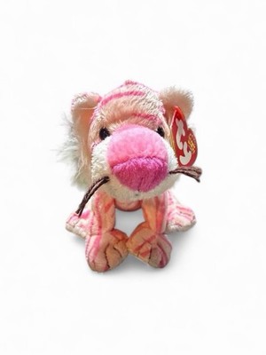 Ty Beanie Baby Mystique The Tiger With Tag Retired DOB January 27th 2004